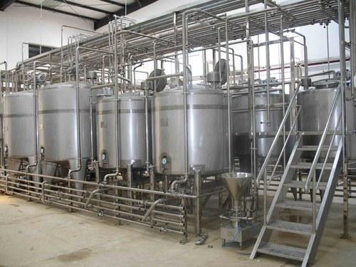 Milk processing plant, Capacity : 2000 litres/hr