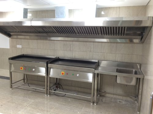 Stainless Steel Exhaust Hood, Color : Silver