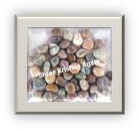 Plain Fancy Agate Polished Pebbles, Size : 14x14Inch, 15x15Inch