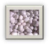 White Polished Pebbles, Shape : Round