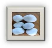 White Polished River Pebble Stones, for Flooring, Feature : Durable, Fine Finished, Striking Colours