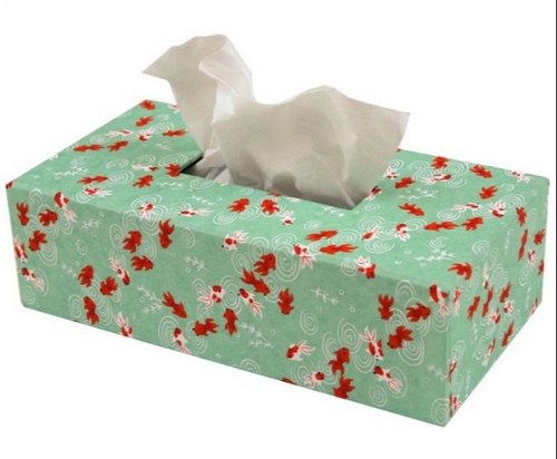 Printed Cardboard Paper tissue box, Shape : Rectangular