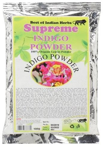 Supreme Indigo Powder, Packaging Size : 100 Gm