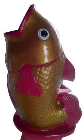 FRP Garbage Dustbin, Shape : Fish Shape