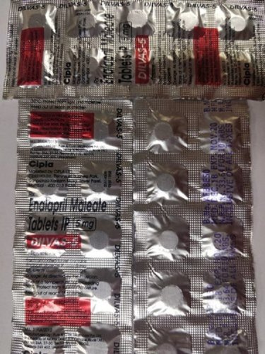 Enalapril Maleate Tablets, Packaging Type : strips