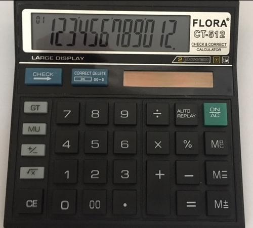 Pandamama 10CM Calculator Solar Calculator Transparent Ruler Wearable Durable Calculator Business Office Calculator 