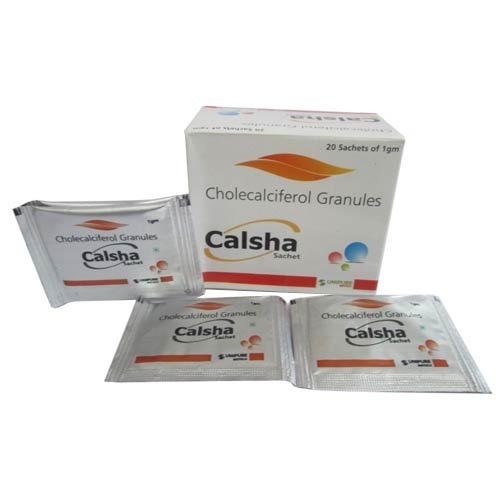 Calsha Cholecalciferol Granule, Packaging Type : Box