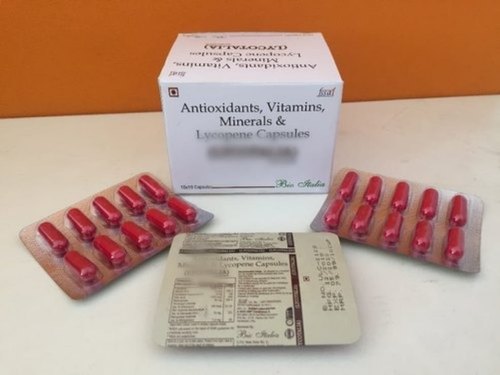 Lycopene with Multivitamin Capsules, Packaging Type : Box