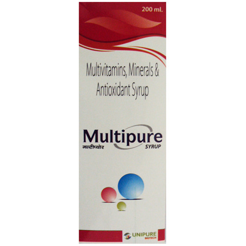 Multipure Multivitamin Syrup, Packaging Type : Box