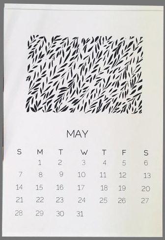 Paper Printed Calendar