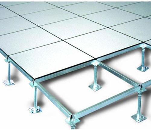 Square Steel False Flooring, Color : White