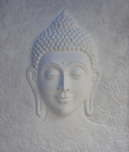 Stone Buddha Wall Mural