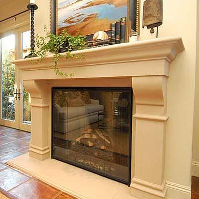 Rectangular Stone Fireplace, for Home, Hotel, Restaurant, Feature : Flawless Finish, High Quality