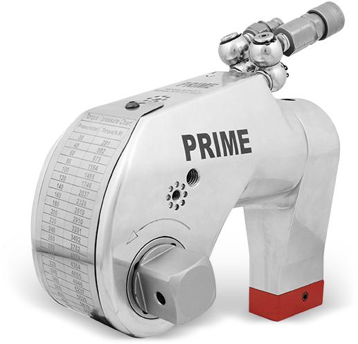 Prime Square Type Hydraulic Torque Wrench, Color : Silver