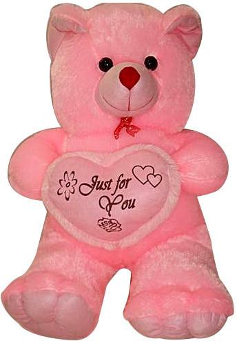 Soft Plush Pink Heart Teddy Bear