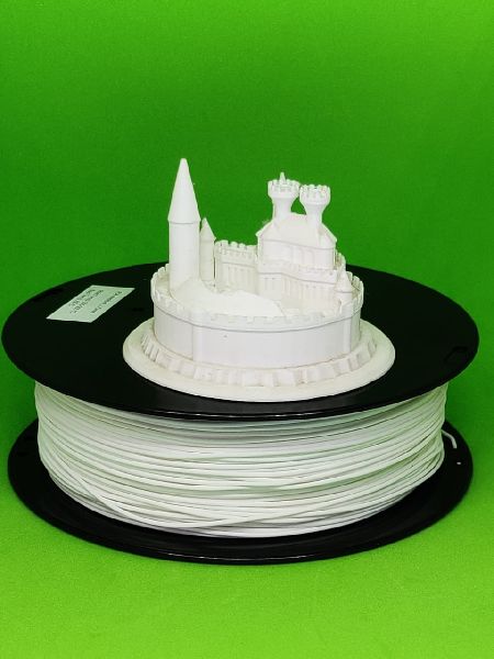 White PLA Filament, for FDM 3D Printer, Technics : Wet Spoon