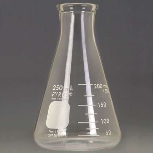 Glass Erlenmeyer Flask, for Chemical Laboratory, Size : 250ml
