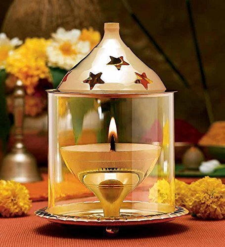 BRASS BIG AKHAND DIYA FOR LONG DURATION USE