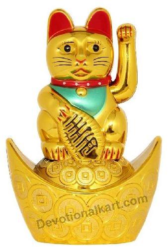 FENG SHUI WELCOME CAT (SIZE 6 INCHES)