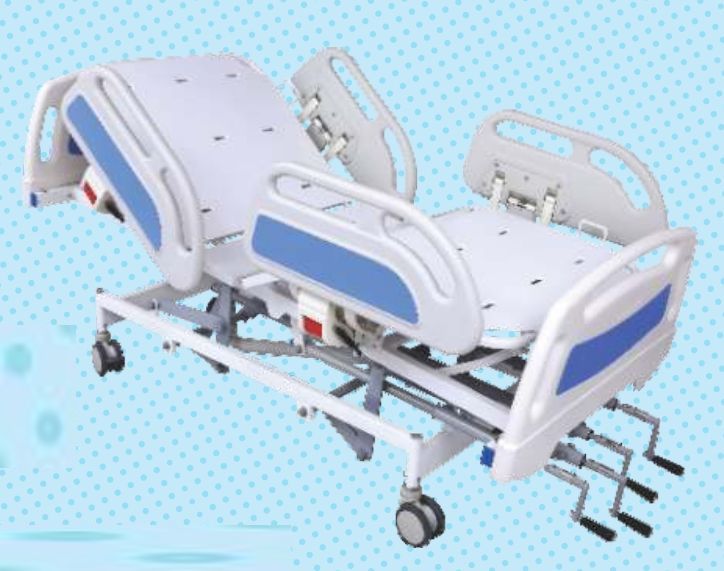 Rectangular Polished Iron Royal Manual ICU Bed, for Hospital, Size : Standard