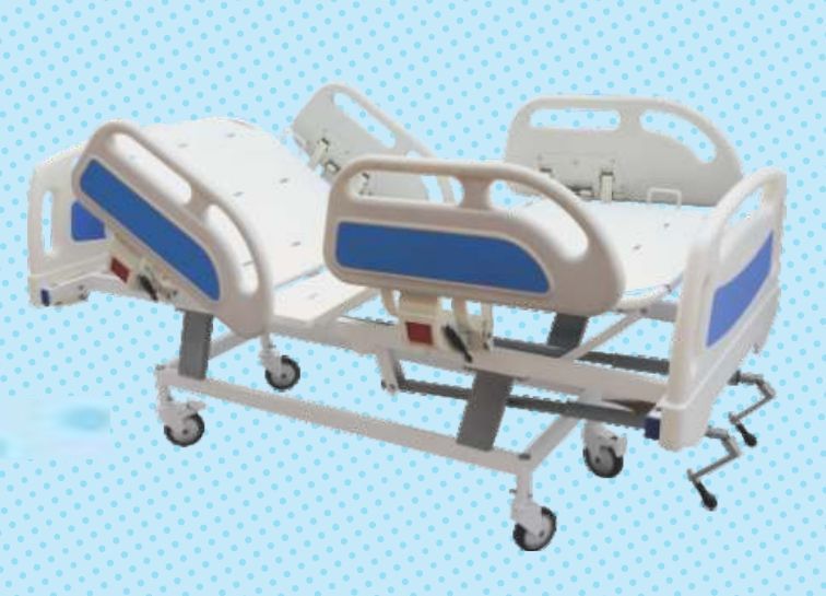 Rectangular Super Royal Manual Fowler Bed, for Hospitals, Size : Standard