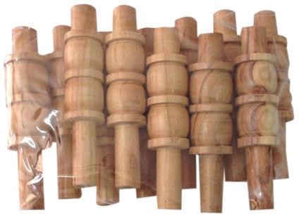 Wooden Cricket Bails, Color : Brown