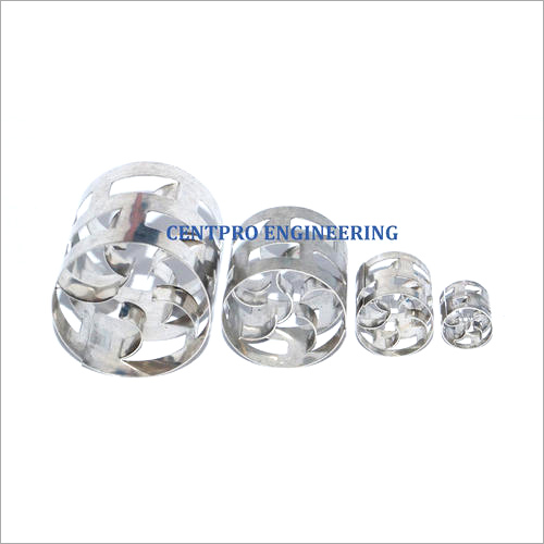 Round Polished Mild Steel Pall Ring, for Industrial Use, Feature : Fine Finishing, Hard Structure