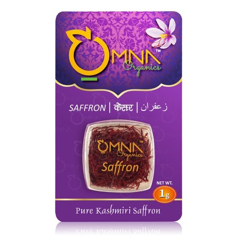 Omna Organics Saffron, Packaging Type : Plastic Box