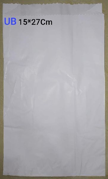 15x27 cm white Paper Bag