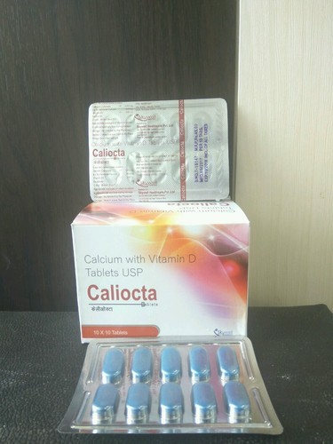 Calcium With Vitamin D Tablets, Packaging Type : Pet Bottle
