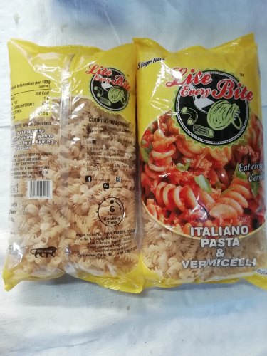 KK Foods Pasta, Packaging Size : 1kg