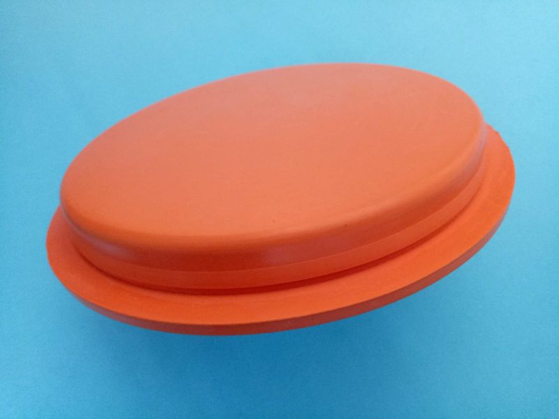 150mm Rubber Inspection Cap, for Industrial Use, Shape : Round