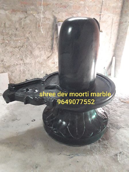 Black Marble Shivling, for Temples, Feature : Crack Proof, Fine Finishing