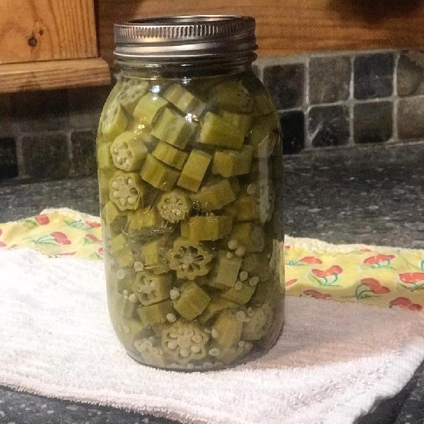 Canned Cut Okra, for Cooking, Packaging Type : Glass Jar