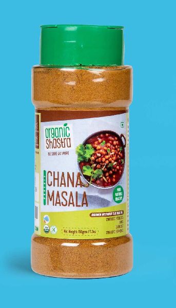 Organic Shastra Chana Masala Powder, for Cooking, Packaging Type : Bottle