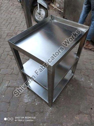 Stainless Steel Kitchen Table, Color : Grey