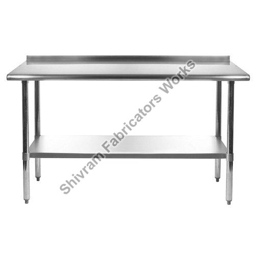 Polished Plain Stainless Steel Restaurant Table, Shape : Rectangular