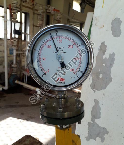 Chlorine Pressure Gauge, Packaging Type Corrugated Boxes at best