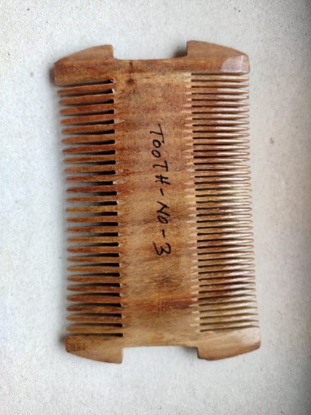 Tooth (3) Wooden Jessore Tooth Comb
