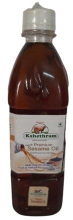 Kshethram Premium Sesame Oil, Packaging Size : 500 ml