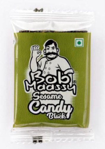 Bob Maassy Rectangular Sesame Candy Black, Packaging Type : Packet