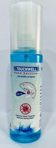 Touchwell hand sanitizer, Packaging Size : 120 ml