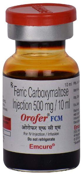 Orofer Fcm 500mg Injection, Medicine Type : Allopathic