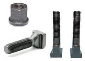 Round Metal Clamping T Bolt, for Fittings, Color : Metallic
