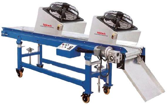 Semi Automatic Powder Coated Cooling Conveyor, for Industrial, Voltage : 220V