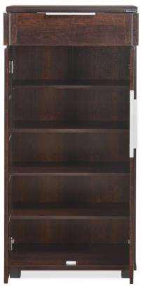 Rectangular Polished Arnold Shoe Cabinet, for Home, Hotel, Pattern : Plain