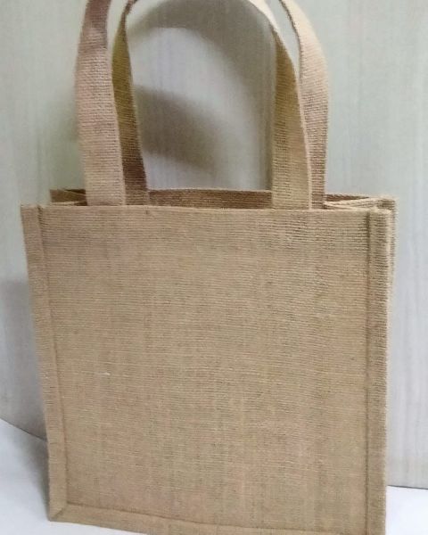 Jute Carry Bags, Size : 12x14x4