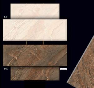 Polished ceramic wall tiles, for Kitchen, Interior, Exterior, Elevation, Bathroom, Packaging Type : Cardboard Box