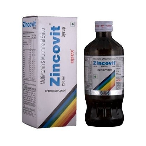 Zincovit Multivitamin Syrup, Packaging Type : Bottle