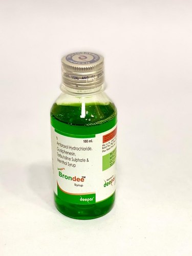 Brondee cough Syrup, Bottle Size : 100 ml